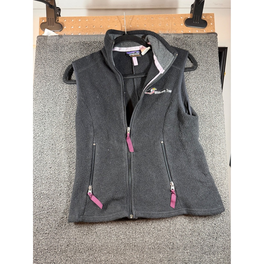 Patagonia Synchilla Fleece Vest Womens S Gray Wilderness Travel 25163